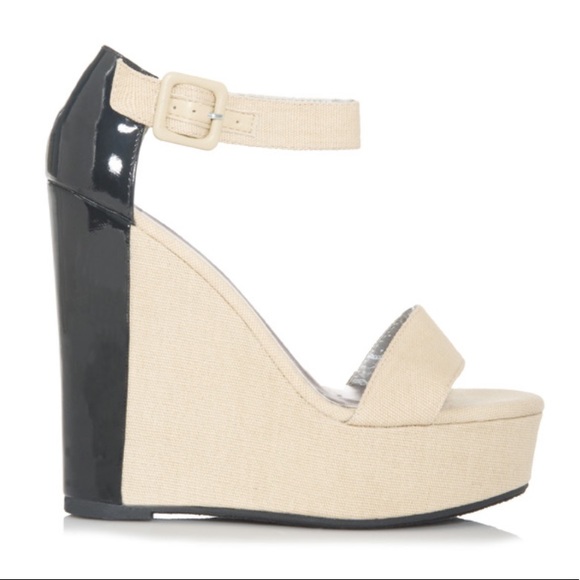 *DONATED* JustFab ‘Emmeline’ Cream Wedge Heels - Picture 7 of 10
